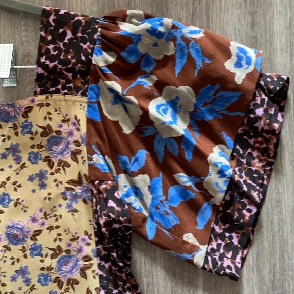 No.6 New York Silk Bohemian Floral Dress - Picture 4 of 7